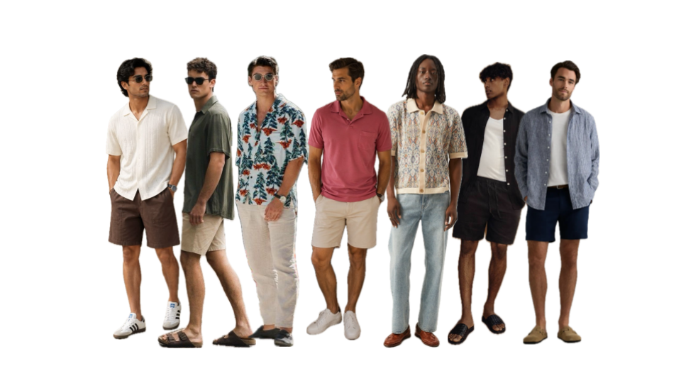 Welcome party attire examples for men